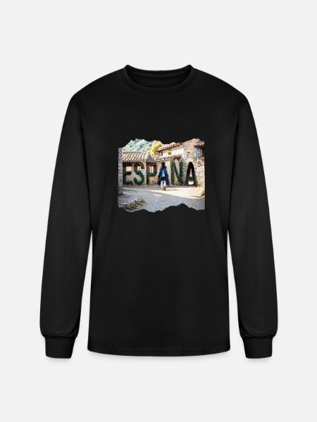 ESPAÑA 24 22 - Men's Long Sleeve T-Shirt - black