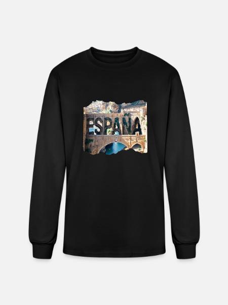 ESPAÑA 24 27 - Men's Long Sleeve T-Shirt - black