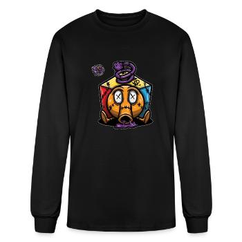 Jumping Nose Ball - Men's Long Sleeve T-Shirt - black - Front