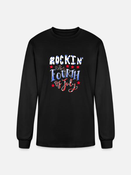 4th Of July - Men's Long Sleeve T-Shirt - black