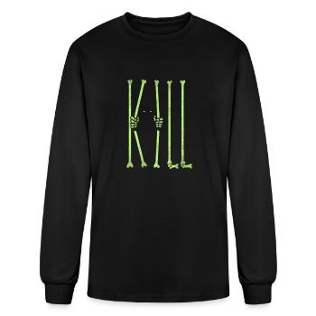 uploaded - Men's Long Sleeve T-Shirt - black - Front