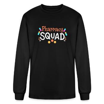 Pharmacy Squad Pharmacist Pharmacy Assistant - Men's Long Sleeve T-Shirt - black - Front