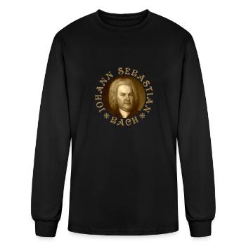 Johann Sebastian Bach 3 - Vintage Design - COG - S - Men's Long Sleeve T-Shirt - black - Front