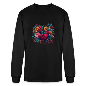 Broken Heart - Men's Long Sleeve T-Shirt - black - Front