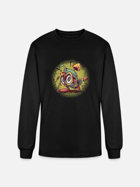 geometry dash insane - Men's Long Sleeve T-Shirt - black
