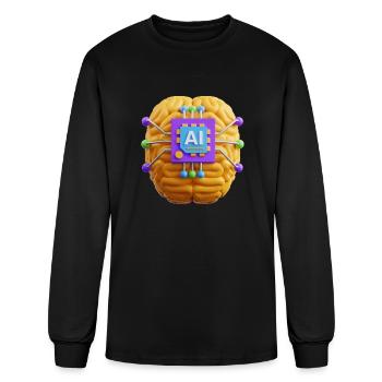 artificial intelligence - Men's Long Sleeve T-Shirt - black - Front