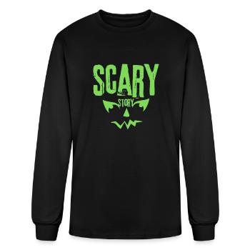 Scary Story - Men's Long Sleeve T-Shirt - black - Front
