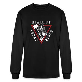 Squat Bench Deadlift - Men's Long Sleeve T-Shirt - black - Front