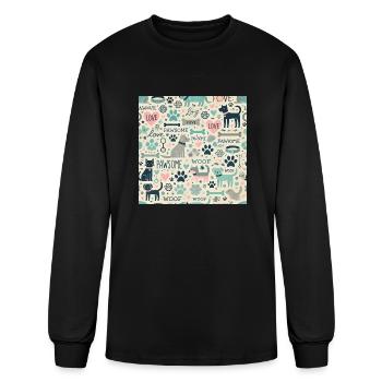 Pet Lover - Men's Long Sleeve T-Shirt - black - Front