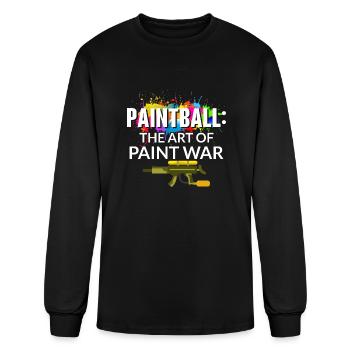 Paintball: The Art of Paint War Paintballer Tactic - Men's Long Sleeve T-Shirt - black - Front