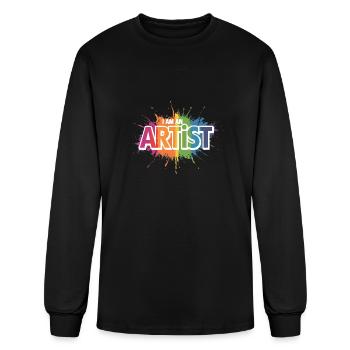 I Am an Artist - Men's Long Sleeve T-Shirt - black - Front