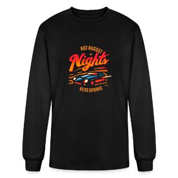 Hot August Nights 2024: Reno Sparks Car Show - Men's Long Sleeve T-Shirt - black - Front