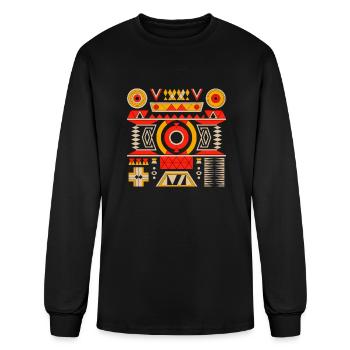 Classic decoration - Men's Long Sleeve T-Shirt - black - Front