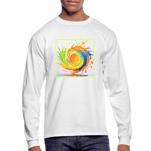 Citrus Splash of Color Design - Men's Long Sleeve T-Shirt