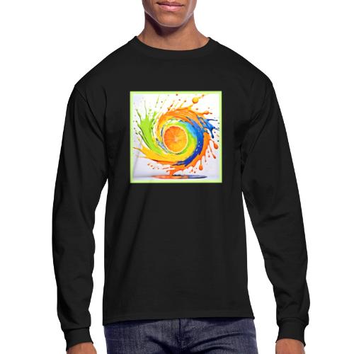Citrus Splash of Color Design - Men's Long Sleeve T-Shirt