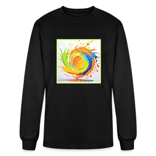 Citrus Splash of Color Design - Men's Long Sleeve T-Shirt