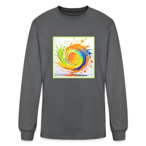 Citrus Splash of Color Design - Men's Long Sleeve T-Shirt
