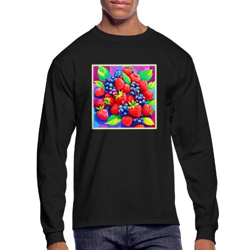 Fresh Berry Bounty - Men's Long Sleeve T-Shirt