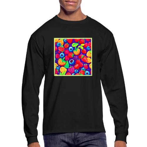 Citrus & Berries Burst - Men's Long Sleeve T-Shirt