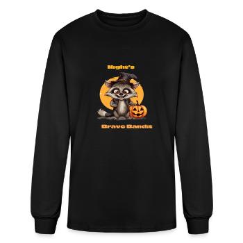 Night's Brave Bandit - Men's Long Sleeve T-Shirt - black - Front