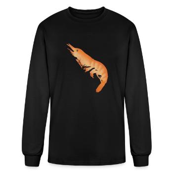 shrimp - Men's Long Sleeve T-Shirt - black - Front