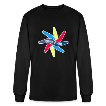 core - Men's Long Sleeve T-Shirt - black - Front
