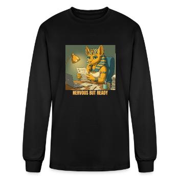 Sarcastic Sphinx's Startup Interview - Men's Long Sleeve T-Shirt - black - Front