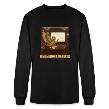 Sphinx's Curse Presentation - Men's Long Sleeve T-Shirt - black - Front