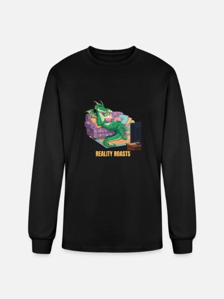 Reality Roasts - Men's Long Sleeve T-Shirt - black