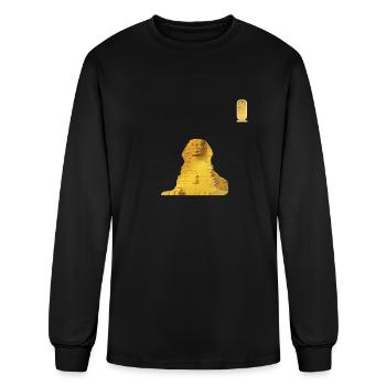 Great Sphinx of Giza - Men's Long Sleeve T-Shirt - black - Front