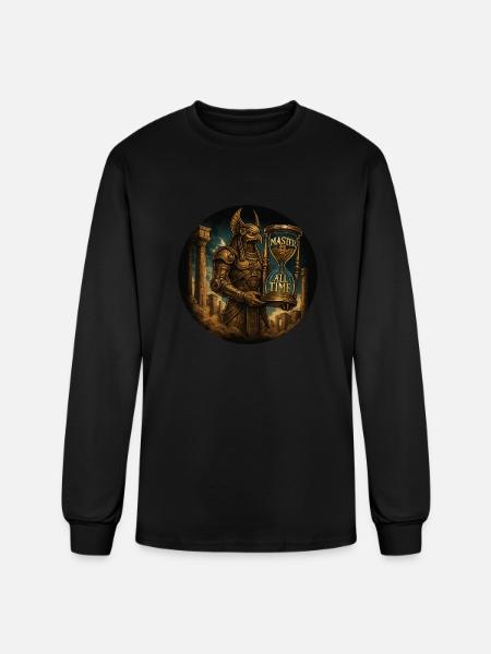 The Timekeeper of Thebes - Men's Long Sleeve T-Shirt - black
