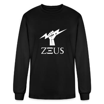 zeus - Men's Long Sleeve T-Shirt - black - Front
