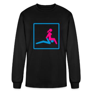 Kamasutra - Facesitting - Men's Long Sleeve T-Shirt - black - Front