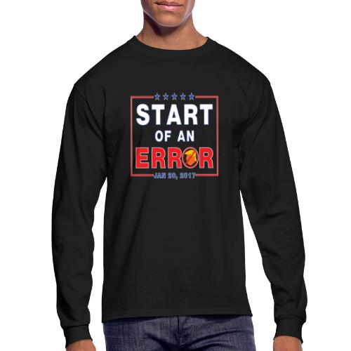 Start of an Error - Men's Long Sleeve T-Shirt