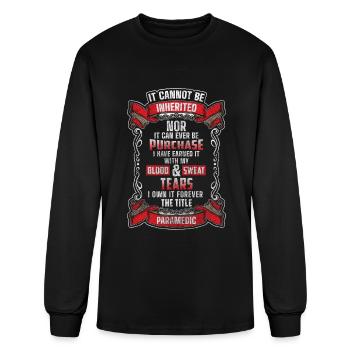 Paramedics Paramedic Emergency Call Doctor - Men's Long Sleeve T-Shirt - black - Front