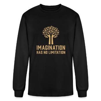 Imagination Has No Limitation - Men's Long Sleeve T-Shirt - black - Front