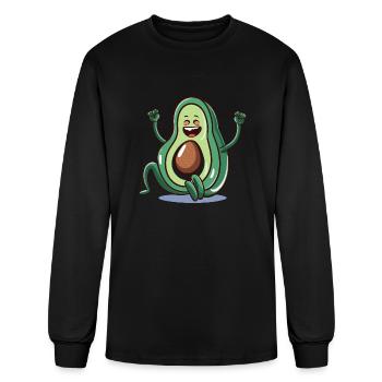 Naughty Comic Avoca - Men's Long Sleeve T-Shirt - black - Front