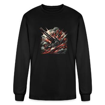 Artillery Fury Unleashed - Men's Long Sleeve T-Shirt - black - Front