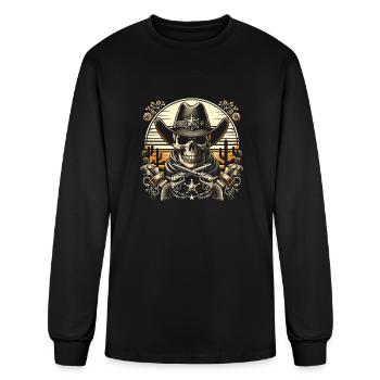 L’héritage du pistolero - T-shirt à manches longues Homme - noir - Devant