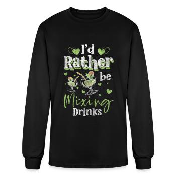 Mixer Liquor Mixture Rum - Men's Long Sleeve T-Shirt - black - Front