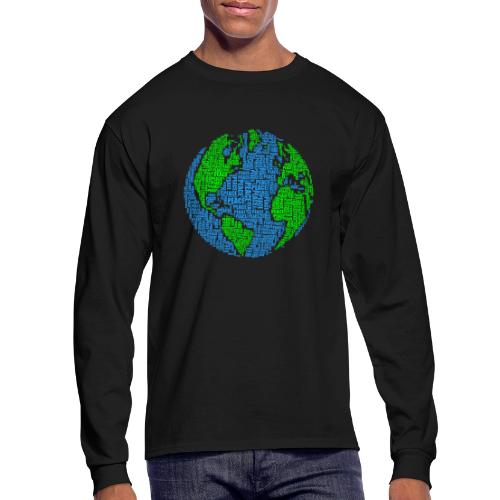 Global PEACE Sphere - Men's Long Sleeve T-Shirt