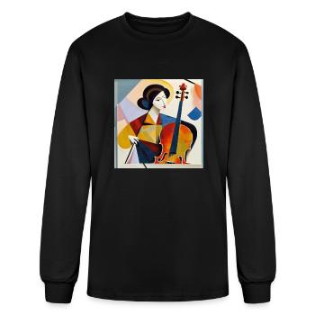 Artist at work - Men's Long Sleeve T-Shirt - black - Front