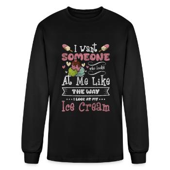 Glacier Glacier Snacking froid - T-shirt à manches longues Homme - noir - Devant