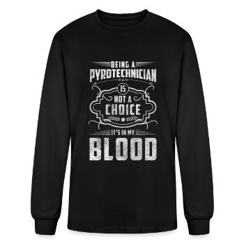 Pyro Fire Forbidden - Men's Long Sleeve T-Shirt - black - Front