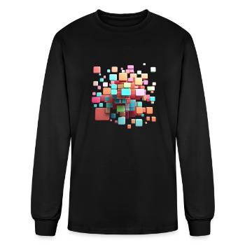 T-Shirt - Men's Long Sleeve T-Shirt - black - Front