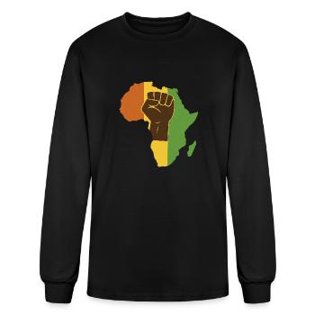 Black Power - Men's Long Sleeve T-Shirt - black - Front