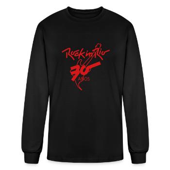 RIO ROCK - Men's Long Sleeve T-Shirt - black - Front