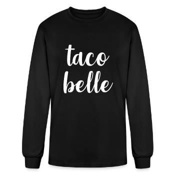Taco Belle - Men's Long Sleeve T-Shirt - black - Front