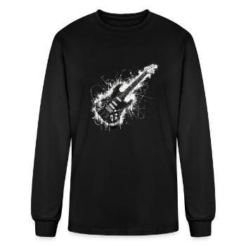 Fusion des frettes - T-shirt à manches longues Homme - noir - Devant