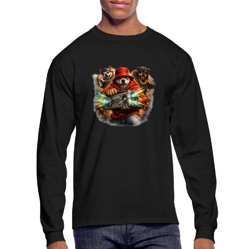 Urban Beat Dog Heroes - Men's Long Sleeve T-Shirt